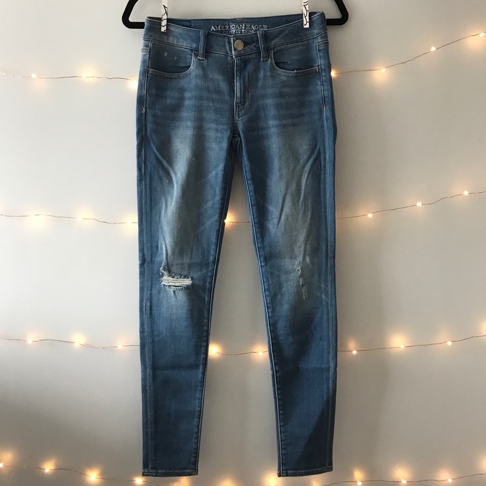 American Eagle Distressed Jeggings